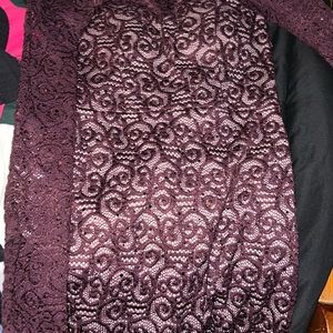 Purple Lace formal dress